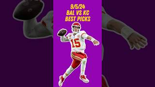 BEST NFL Picks Baltimore Ravens vs Kansas City Chiefs  PrizePicks Props amp Parlays Thursday 9524 [upl. by Reel446]