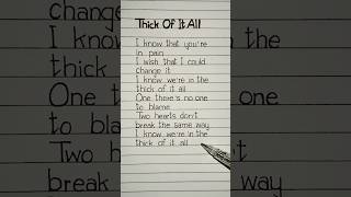 Thick Of It All Lyrics Song by Alan Walker alanwalker lyrics [upl. by Rachel]