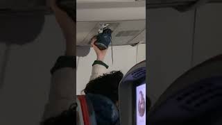 Minnesotans Say Nothing as Passenger Uses Airplane Vent to Dry Shoe [upl. by Patton]