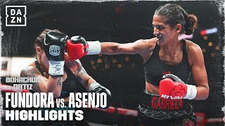 FIGHT HIGHLIGHTS  Gabriela Fundora vs Daniela Asenjo [upl. by Longerich]