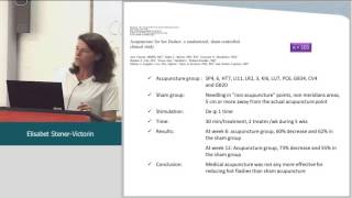 Treating Menopausal Symptoms using Acupuncture by Elisabet StenerVictorin [upl. by Renell925]