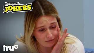 Impractical Jokers  Sal’s Punishment Makes A Woman Cry Clip  truTV [upl. by Kcam194]