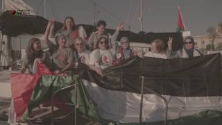 Womens Boat to Gaza 2016 video with song [upl. by Calabrese]