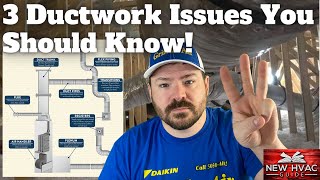 3 HVAC Ductwork ISSUES Homeowners NEED To Know [upl. by Carine]