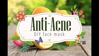 DIY AntiAcne face mask [upl. by Drarreg]