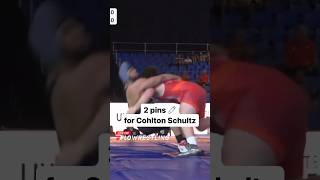 Cohlton Schultz 🇺🇸 has secured 2 pins 🧷 so far at the PanAm Olympic Games Qualifer [upl. by Irehj]