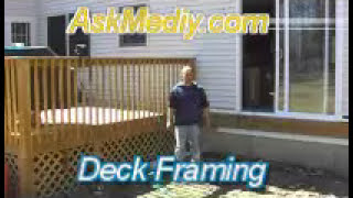 Basic deck framing [upl. by Onin]