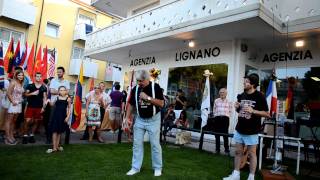 Sdrindule al Sunset Party Agenzia Lignano [upl. by Ymaj]