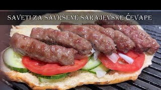 SAVETI ZA SAVRŠENE SARAJEVSKE ĆEVAPI  ORIGINALNI RECEPT 🔥 [upl. by Ruthi553]