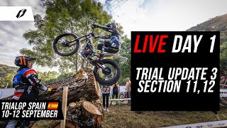 Jitsie  TrialGP Spain 2021  LIVE Day 1 Trial Update 3 Section 11 and 12 [upl. by Ynaffi711]