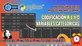 🤖 🐍 OneHotEncoder Convertir variables categóricas a 1 y 0  Featureengine  ¡Automático  Python [upl. by Land]