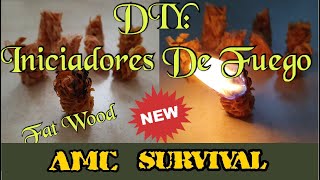 DIY Iniciadores De Fuego Fatwood  DIY Fire Starters [upl. by Inajna766]