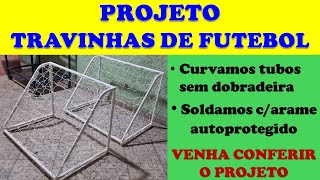 Projeto caseiro  TRAVINHAS DE FUTEBOL [upl. by Yokoyama]