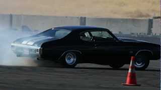 Bad in Black 1970 Chevelle SS at Thunderhill Raceway [upl. by Immas]