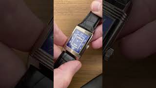 JaegerLeCoultre Grande Reverso Blue Enamel Dial Q37335E1 1Minute Watch Review [upl. by Bullock]