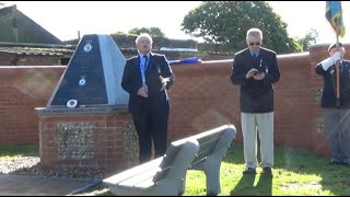 RAF West Raynham Ceremony of the New Memorial Wall September 2024 [upl. by Tad36]