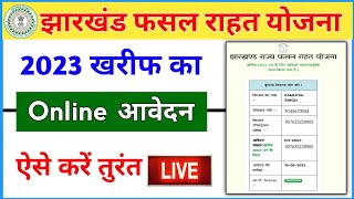 jharkhand fasal rahat yojana online apply 2023  jharkhand fasal rahat yojana form kaise bhare 2023 [upl. by Farlie344]