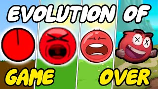 Evolution of Red Ball Deaths amp Game Over Screens 20082024 [upl. by Sunny]