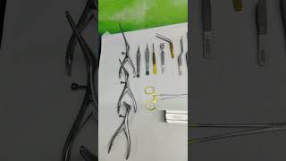 ENT rhinoplasty surgery instruments [upl. by Neelhtac]