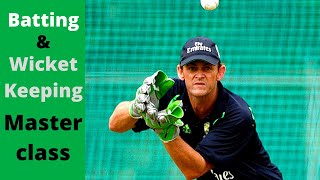 Batting and Wicket Keeping Masterclass with Adam Gilchrist  Cricket Tips [upl. by Harat389]