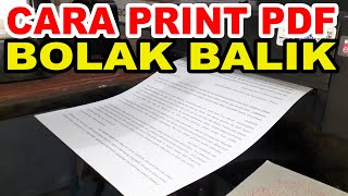 cara print pdf bolak balik [upl. by Gable]