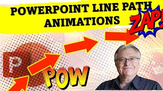 More PowerPoint Animation Secrets multiple line paths [upl. by Arimlede]