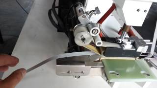 tape hemming bemis adhesive binding tape machine [upl. by Karia]