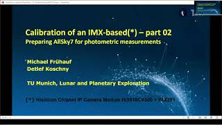 Preparing AllSky7 for Photometric Measurements  IMC 2024 [upl. by Anikahs]