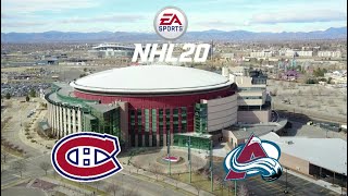 NHL20  Canadiens  Avalanche [upl. by Ayamat]