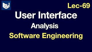 User interface analysis software engineering [upl. by Farmann]