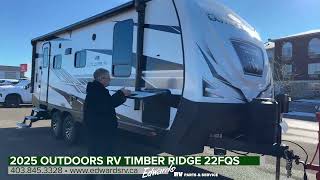 2025 Outdoors RV Timber Ridge 22FQS  Edwards RV [upl. by Aisanahta]