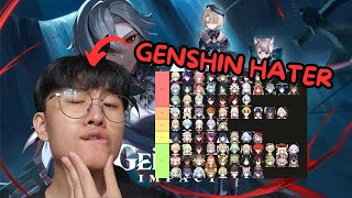 TRIGGERING RATING GENSHIN CHARACTERS AS A HATER [upl. by Downing]