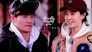 Officially Missing You — Kim Jongkook X Song Jihyo Running Man Spartace ♡ [upl. by Ocin]