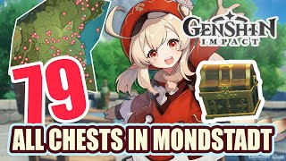 ALL CHESTS IN MONDSTADT  Wolvendom amp Brightcrown Canyon  GUIDE 9 【 Genshin Impact 】 [upl. by Nahsor]