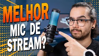 Melhor microfone para streamers e criadores de conteúdo Review completo do HyperX QuadCast S [upl. by Hose862]