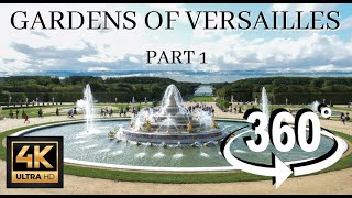 GARDENS OF VERSAILLES  360° VIRTUAL REALITY 4K ULTRA HD  PART 1  PALÁCIO DE VERSALHES [upl. by Easlehc]