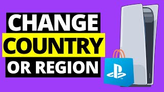 How To Change Region or Country on PS5  PS5 Change Region on Playstation Store [upl. by Fiorenze]