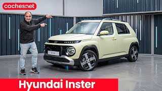 Hyundai Inster Eléctrico 2024  Primer vistazo  Test  Review en español  cochesnet [upl. by Helbona]