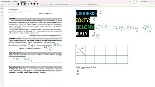 Zadania Maturalne Biologia  Genetyka 3 [upl. by Anigroeg]