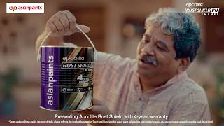 Asian Paints Apcolite Rust Shield PU Enamel  Aapki Shaan Pe Nahi Lage Nishaan  Malayalam 15sec [upl. by Nyladam225]