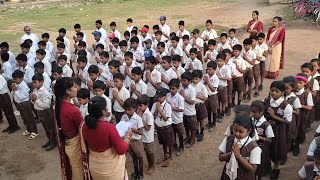 prathana subah savereschoolprathanasanskarshikshasarsvati Shishu mandir kaunDkerachild [upl. by Navets]