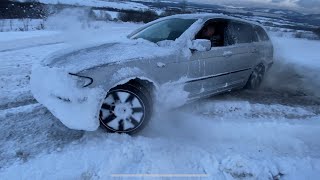 Bmw Xdrive e46 330 winter drift [upl. by Sparrow]