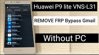 Huawei P9 lite VNSL31 REMOVE FRP Bypass Gmail [upl. by Cornelius]