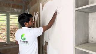 Gypsum plaster applying [upl. by Anawit]