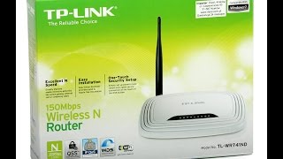 Configure Router TPlink TLWR741ND [upl. by Demah]