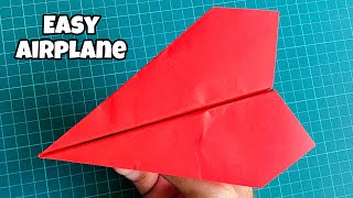 How to Make a Paper Airplane that Goes Far  oragami foldnfly paper plane make paper airplane [upl. by Socem]