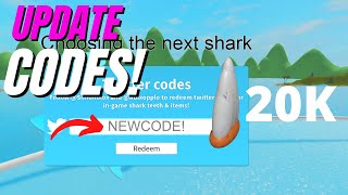 NEW UPDATE TEETH CODES SharkBite 🦈 ROBLOX [upl. by Grussing]