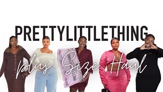 Pretty Little Thing Plus Size TryOn Haul  Fall Fashion MustHaves for Curvy Queens [upl. by Elesig]