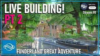 Planet Coaster  LIVE BUILDING from Funderland Great Adventure  Stream 90 PT2 [upl. by Nager]