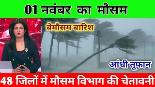 1 नवंबर का मौसम  today weather updateheat waveskymet weather mausamkijankari आजकामौसम [upl. by Siurad]